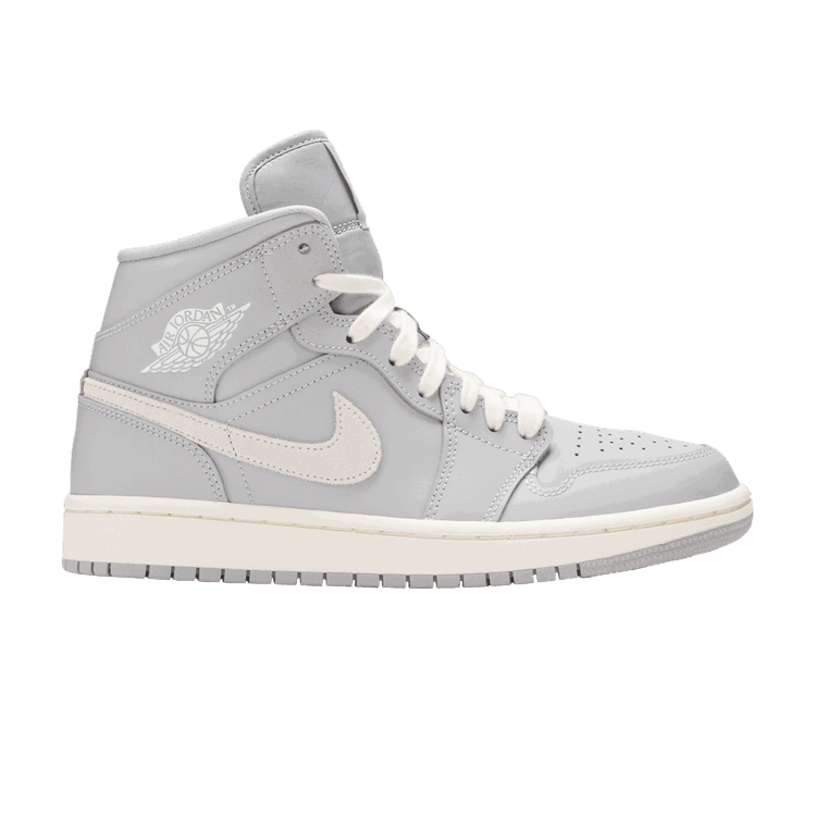 Jordan Jordan Wmns Air Jordan 1 Mid 'Grey Light Bone'