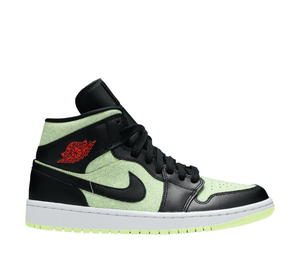 Buy Jordan Wmns Air Jordan 1 Mid SE 'Black Barely Volt' at Sasom – Authentic and Ready to Ship