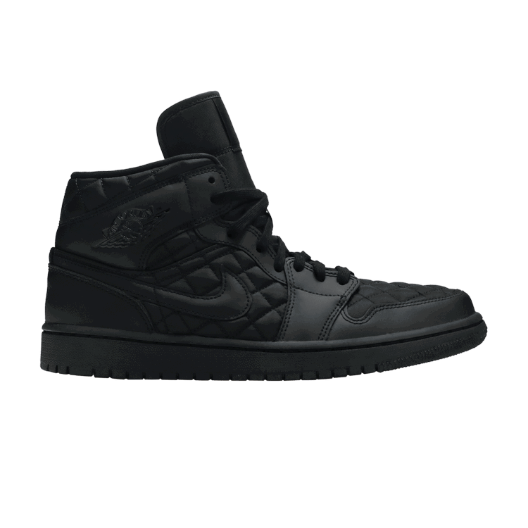 Jordan Jordan Wmns Air Jordan 1 Mid SE 'Black Quilted'
