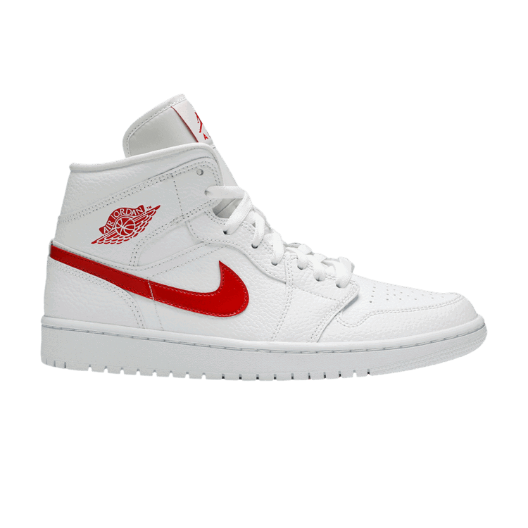 Jordan Jordan Wmns Air Jordan 1 Mid 'White University Red'