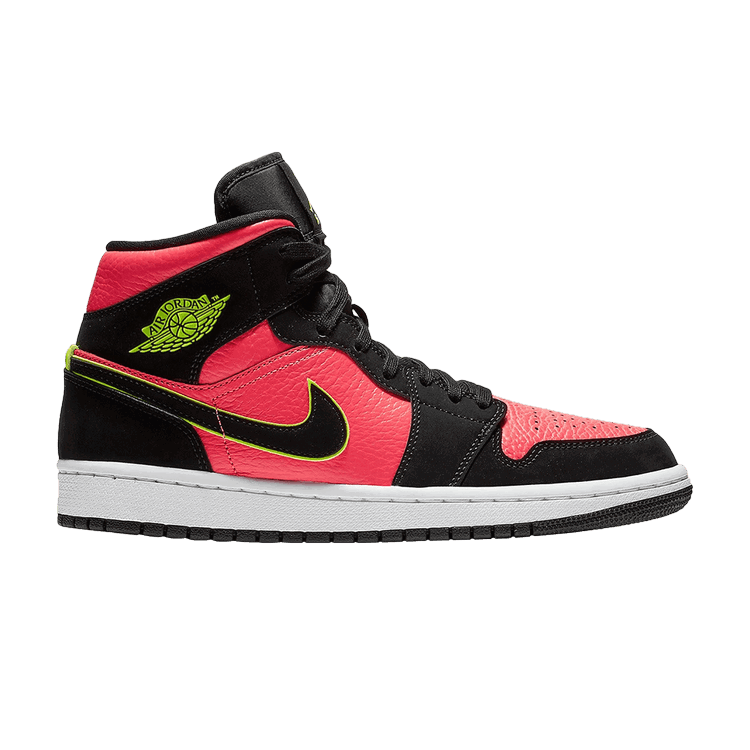 Jordan Jordan Wmns Air Jordan 1 Retro Mid 'Hot Punch Volt'