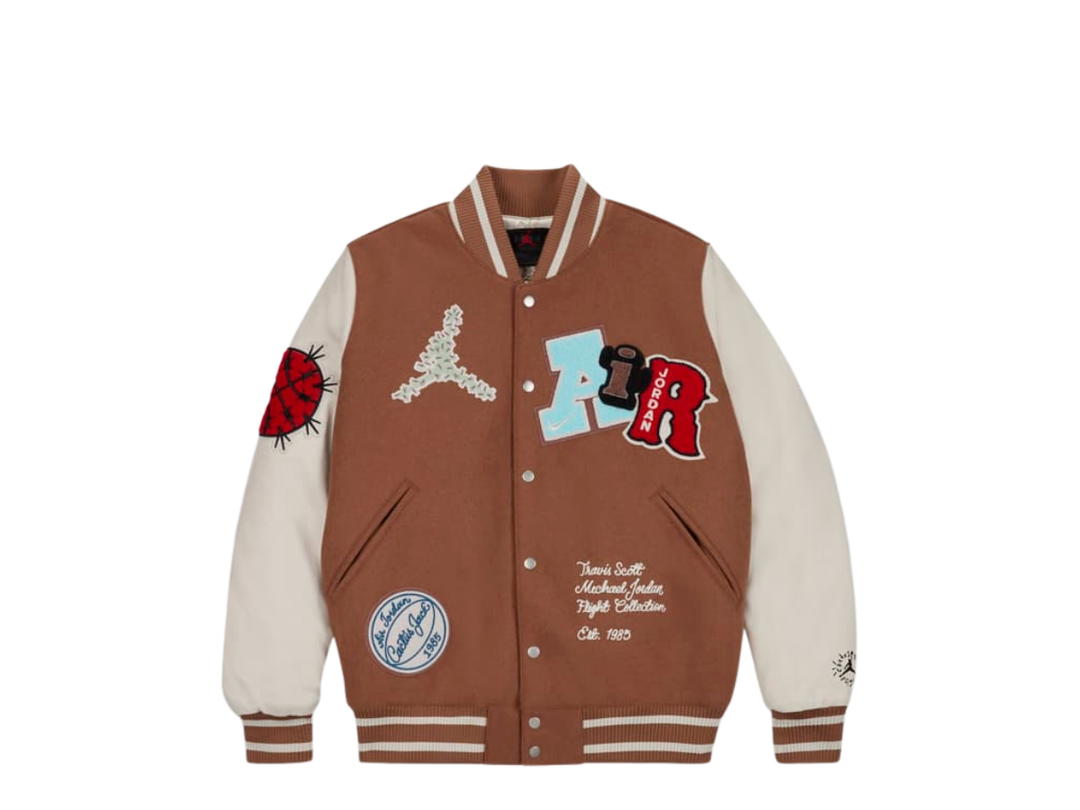 Jordan Jordan x Travis Scott Varsity Jacket Antique Brown