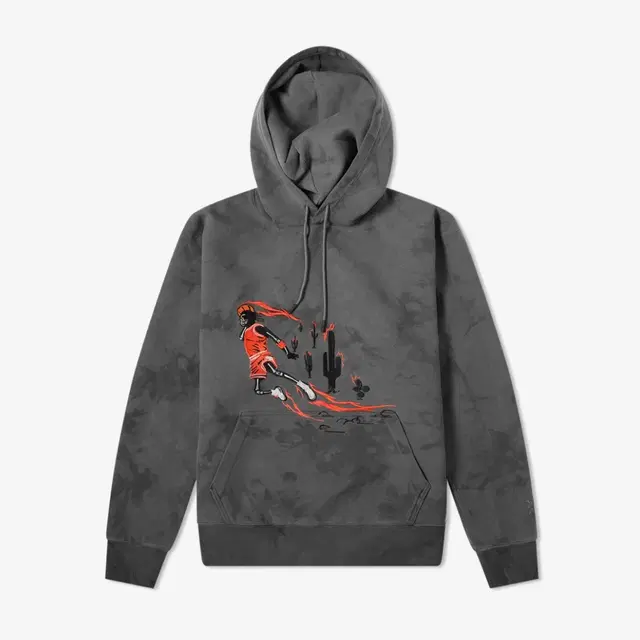 Jordan Jordan x Travis Scott Washed Suede Hoodie Grey - view 1
