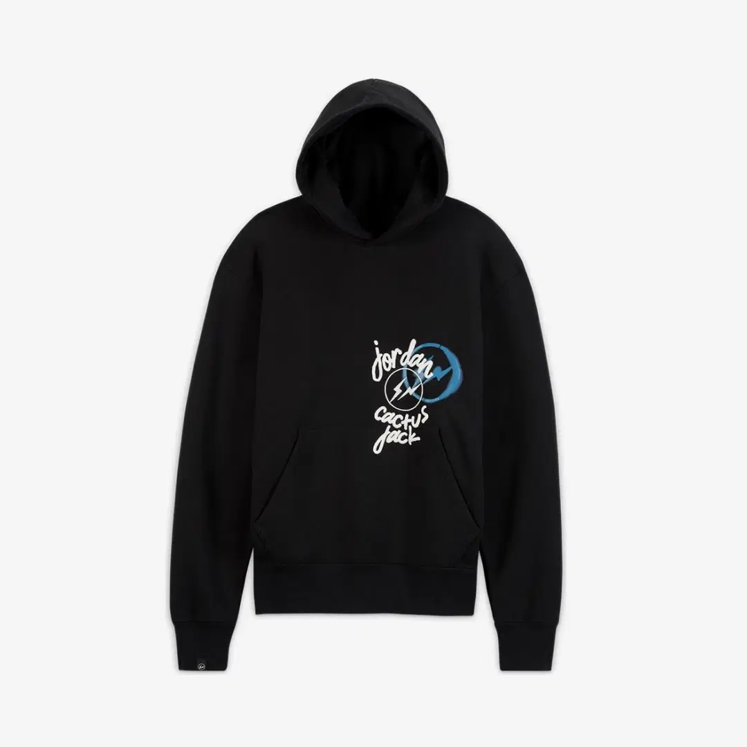 Jordan Jordan x Travis Scott x Fragment Hoodie Black (DJ0615-010)
