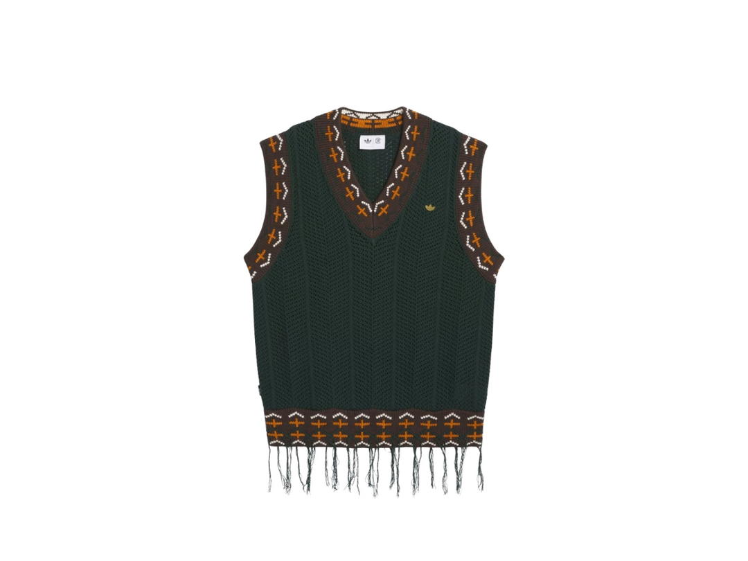adidas adidas X Clot Crochet Vest By Edison Chen Green Night