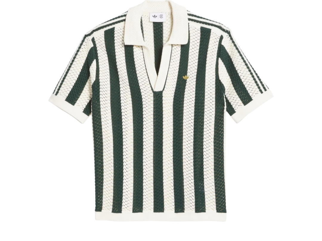 adidas adidas Pique Polo by Edison Chen Green Night Cream White