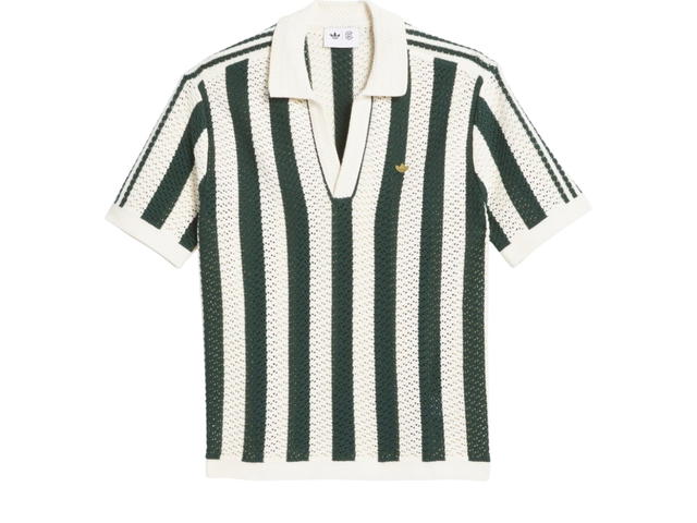 adidas adidas Pique Polo by Edison Chen Green Night Cream White - view 1