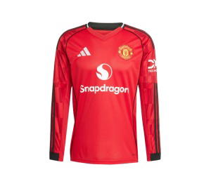 Buy adidas Manchester United Long Sleeve Jersey 25/26 Home at Sasom – Authentic and Ready to Ship