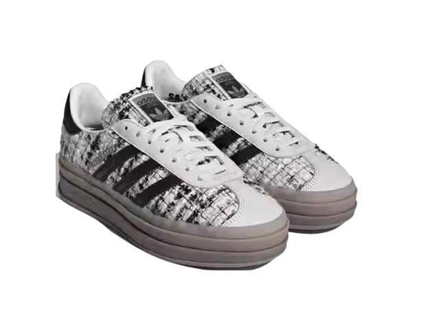 adidas adidas Gazelle Bold Tweed White Gum (Women's) - view 3