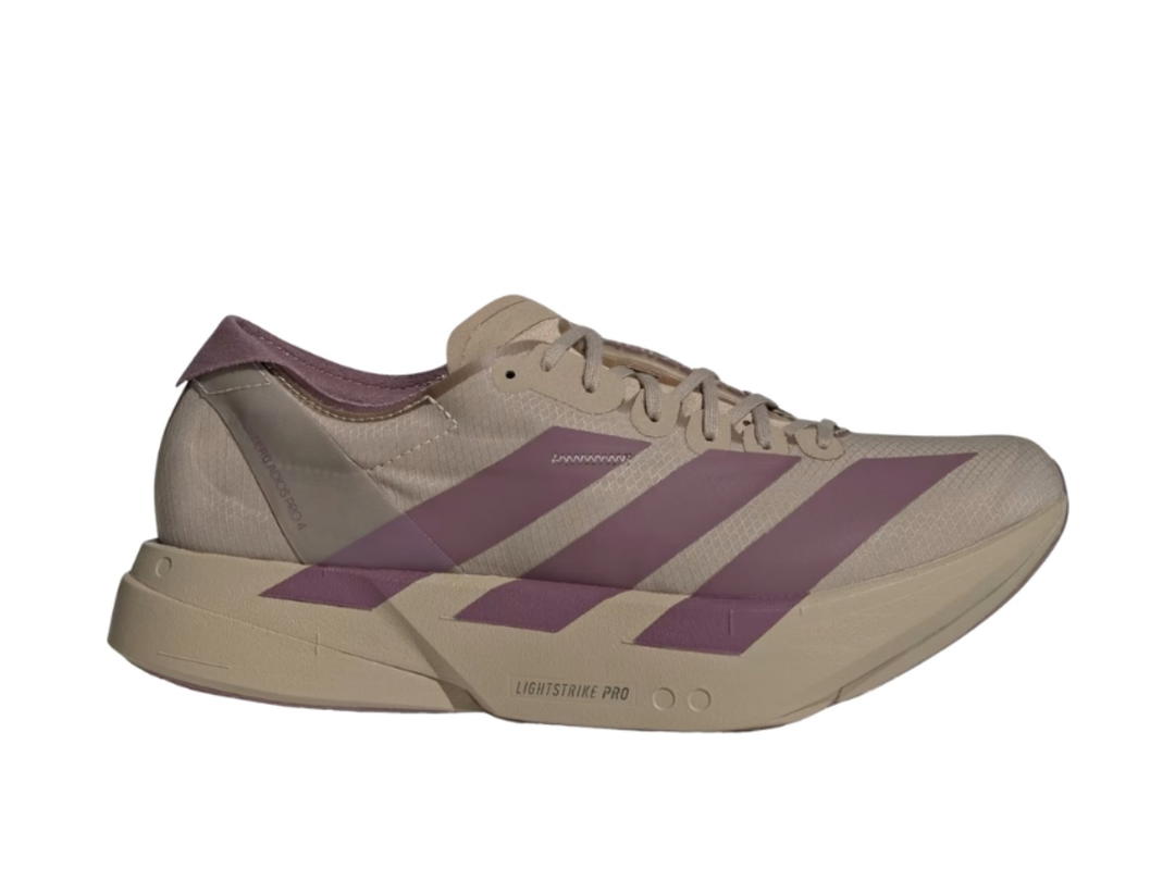 adidas adidas Adizero Adios Pro 4 Blanch Cargo Shadow Fig Iron Metallic