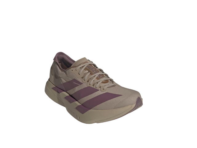 adidas adidas Adizero Adios Pro 4 Blanch Cargo Shadow Fig Iron Metallic - view 3