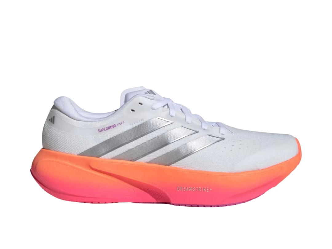 adidas adidas Supernova Rise 3 Running Shoes Cloud White Silver Metallic Lucid Pink