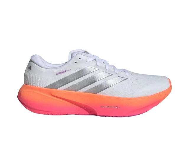adidas adidas Supernova Rise 3 Running Shoes Cloud White Silver Metallic Lucid Pink - view 1