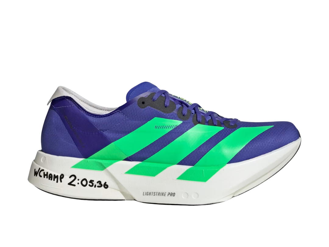 adidas adidas Adizero Adios Pro 4 Sonic Ink Screaming Green Core Black
