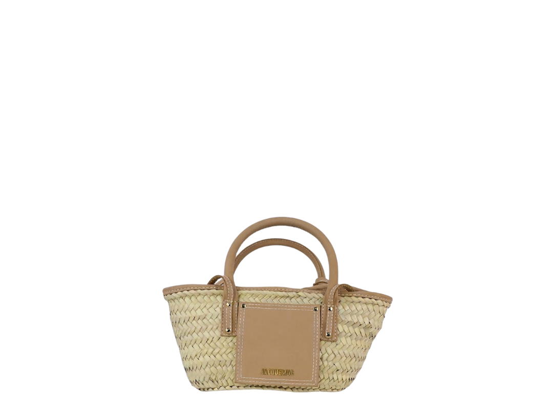 Jacquemus Jacquemus Raffia Le Petit Panier Soli Light Brown