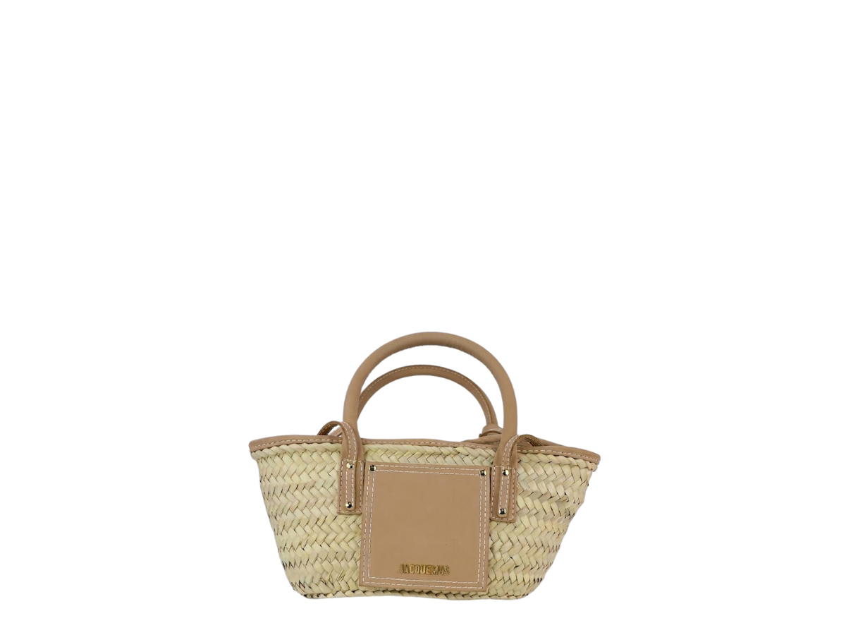 Jacquemus Jacquemus Raffia Le Petit Panier Soli Light Brown