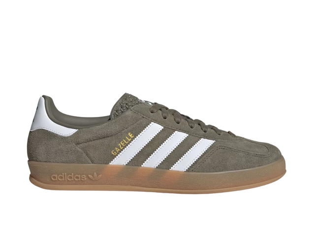 adidas adidas Gazelle Indoor Shoes Olive Strata - view 1