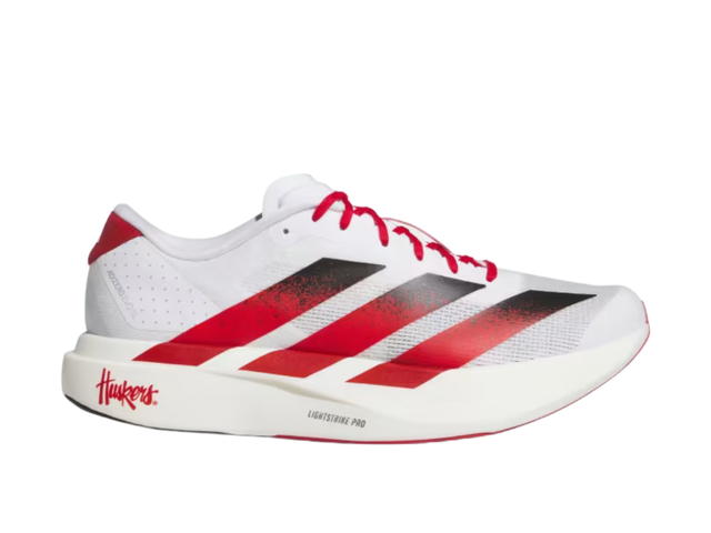 adidas adidas Nebraska Cornhuskers Adizero Evo SL Footwear White Team Power Red Core Black - view 1