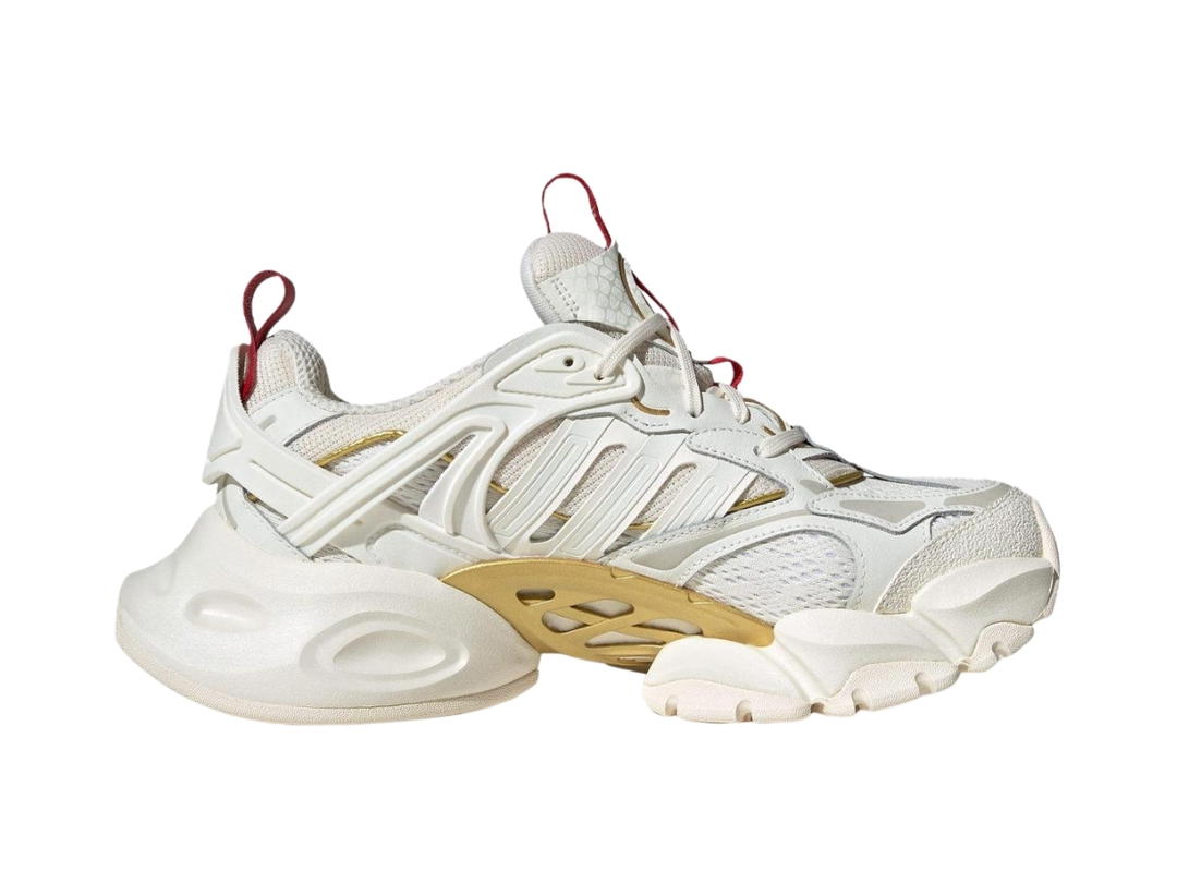 adidas adidas XLG RUNNER DELUXE Anti Slip Wear Resistant Low Top Running Shoes Unisex White Gold