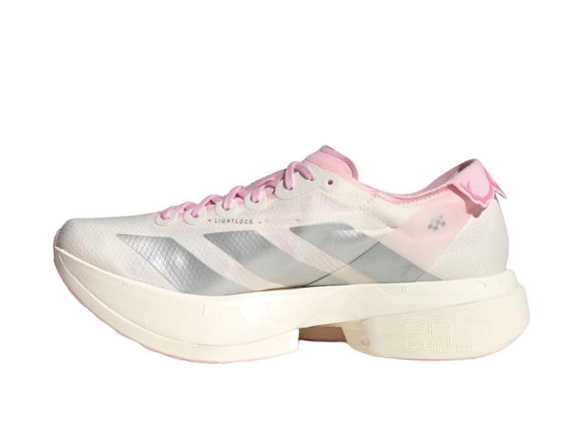 adidas adidas Adizero Adios Pro 4 Core White Silver Metallic Clear Pink (Women's) - view 2