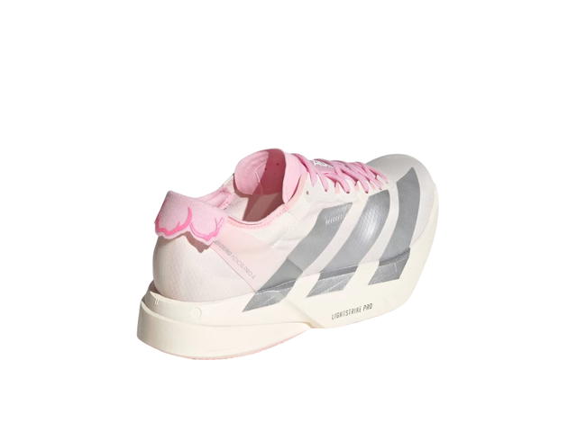 adidas adidas Adizero Adios Pro 4 Core White Silver Metallic Clear Pink (Women's) - view 3