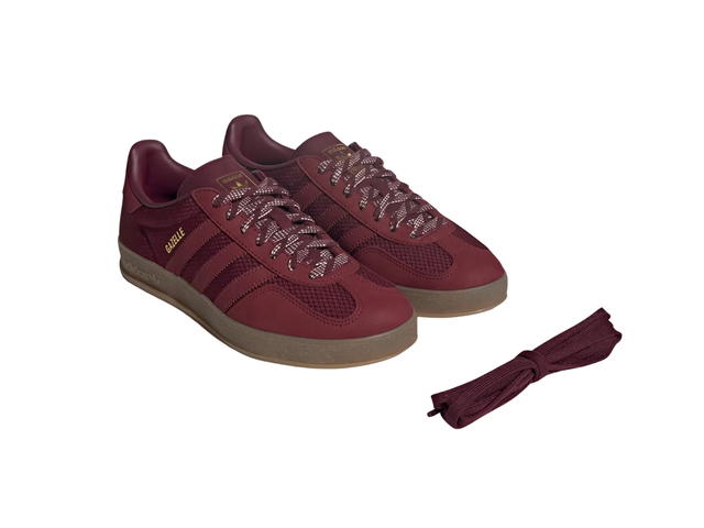 adidas adidas Gazelle Indoor Shoes Maroon Shadow Red - view 2