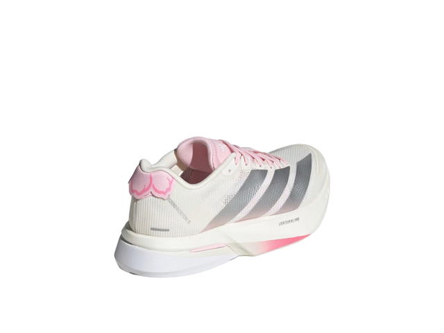 adidas adidas Adizero Boston 13 Core White Silver Metallic Clear Pink (Women's) - view 4