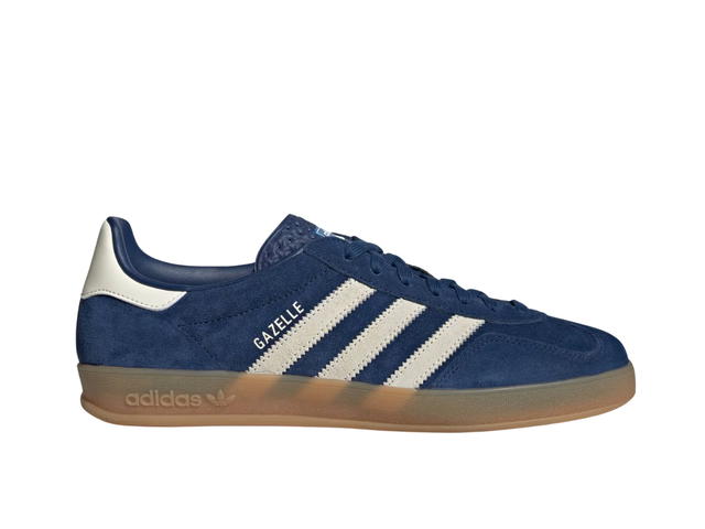 adidas adidas Gazelle Indoor Shoes Mystery Blue Cream White Gum - view 1