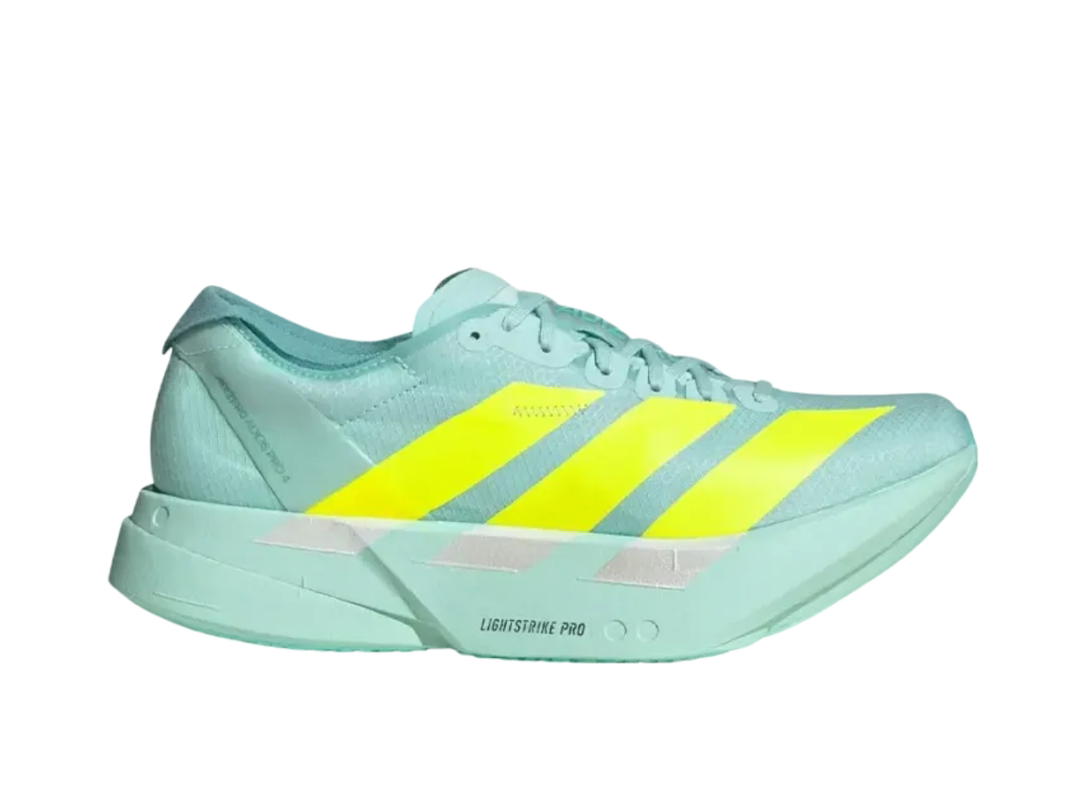 adidas adidas Adizero Adios Pro 4 Blue Lucid Lemon (Women's)