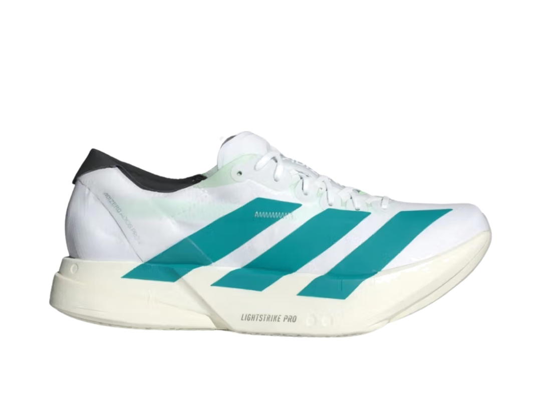 adidas adidas Adizero Adios Pro 4 Footwear White Pulse Teal Carbon