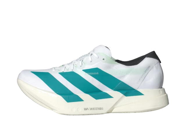 adidas adidas Adizero Adios Pro 4 Footwear White Pulse Teal Carbon - view 2