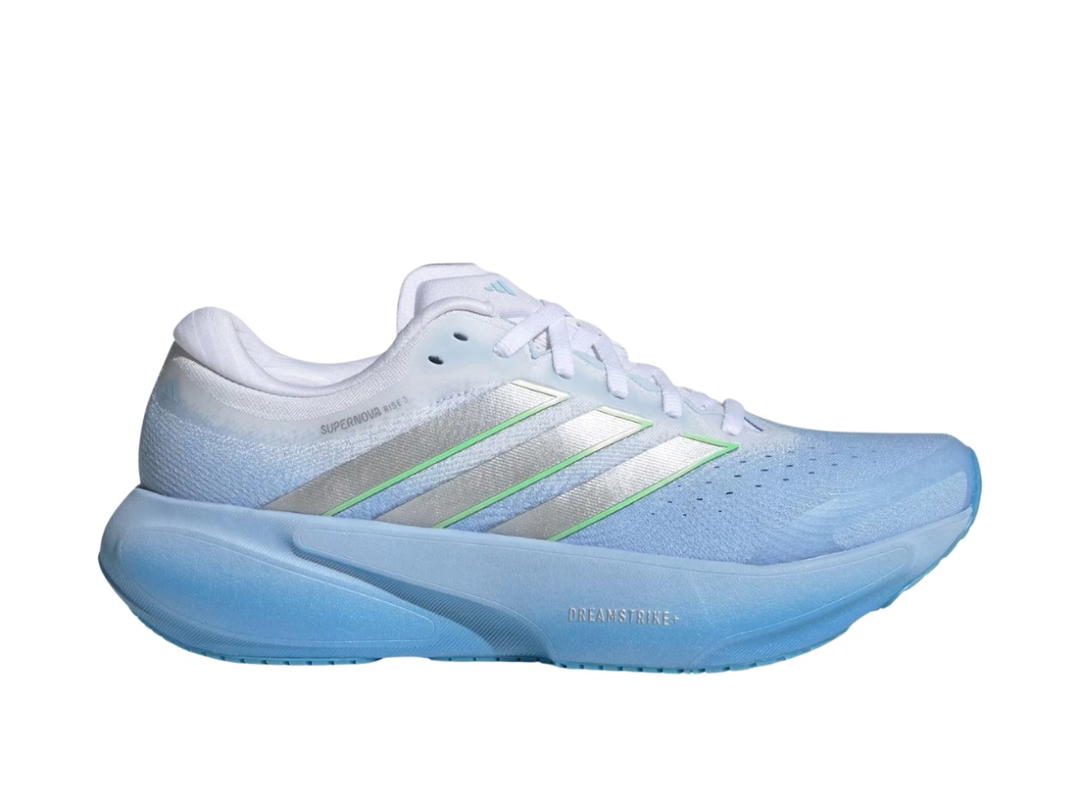 adidas adidas Supernova Rise 3 Running Shoes Glow Blue Silver Metallic Cloud White (Women's)