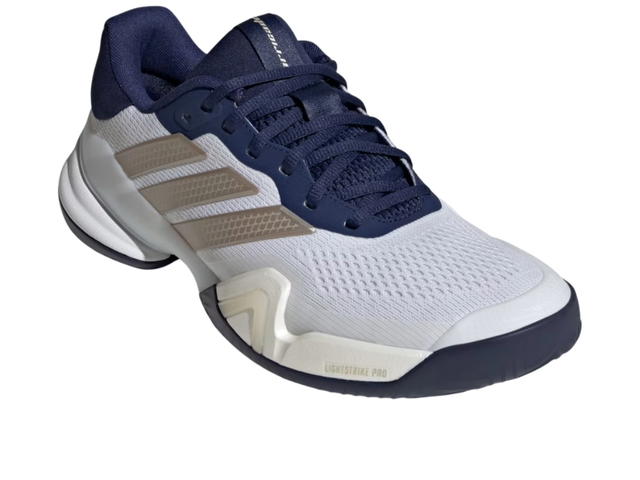 adidas adidas Barricade 14 White Cyber Metallic Dark Blue - view 4