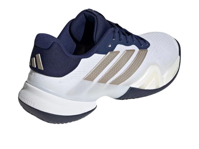 adidas adidas Barricade 14 White Cyber Metallic Dark Blue - view 5
