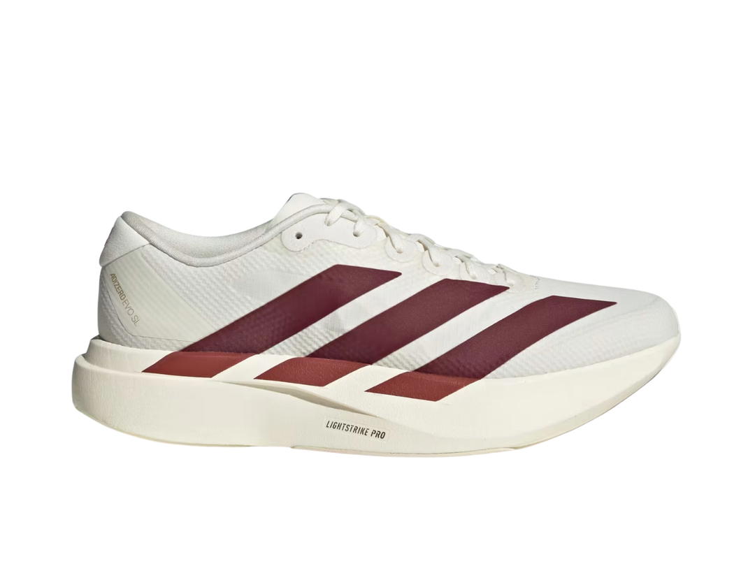 adidas adidas Adizero EVO SL Off White Maroon Mystery Red