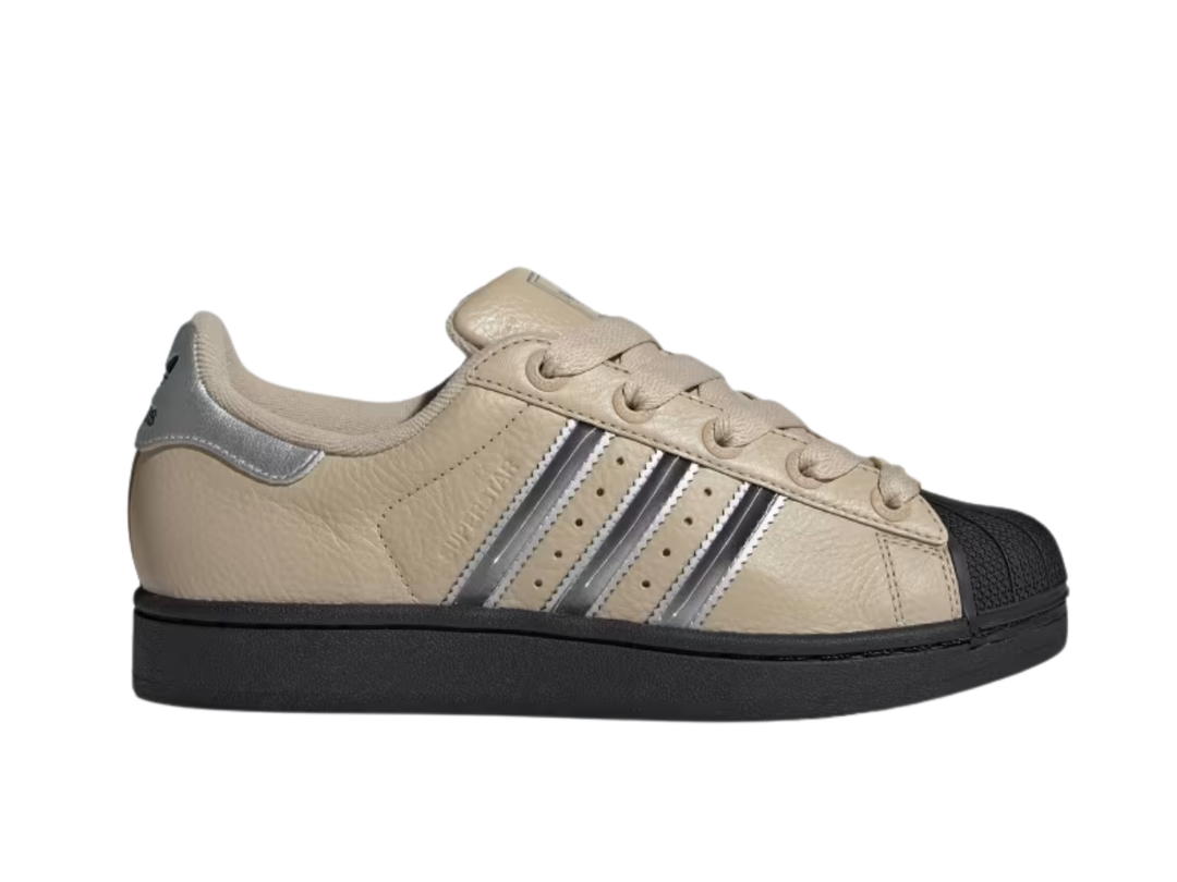 adidas adidas Originals Superstar 2 Stone Khaki Silver Metallic Core Black (Women's)