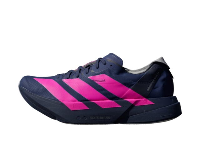adidas adidas Adizero Adios Pro 4 Dark Blue Shock Pink Dash Grey - view 2