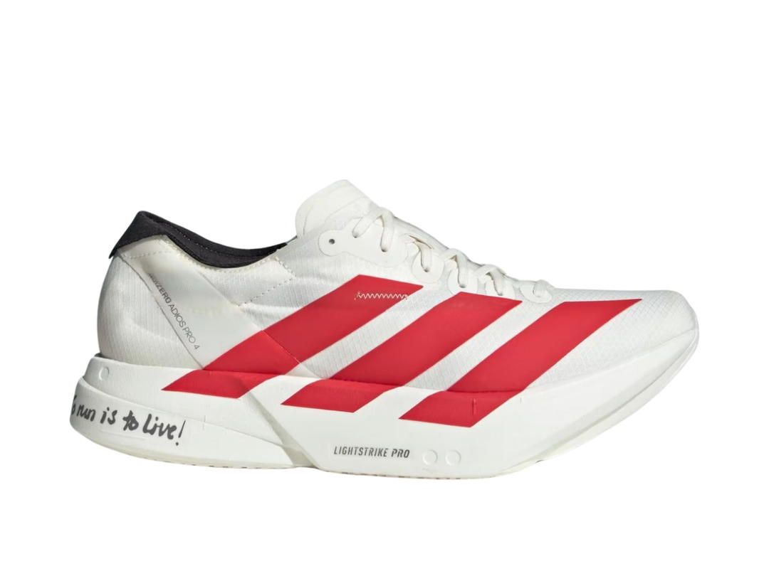 adidas adidas Adizero Adios Pro 4 Off White Better Scarlet Core Black
