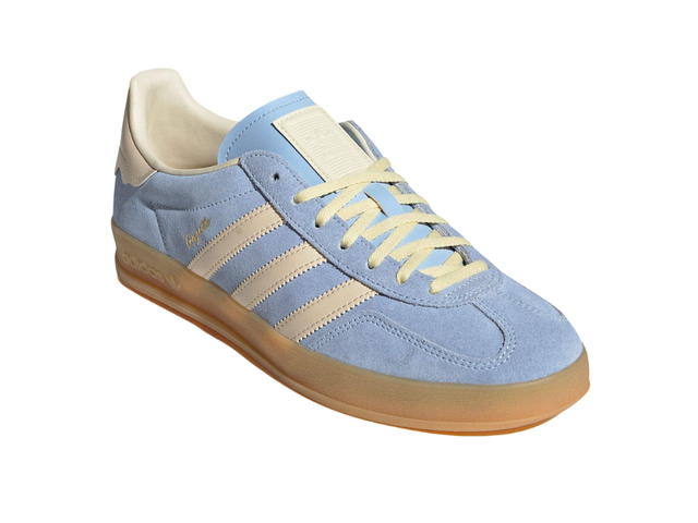 adidas Adidas Gazelle Indoor Light Blue Yellow Gum - view 4