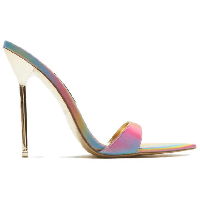 Kith KITH Leather Slim Heel High Heels Women's Gold - view 2
