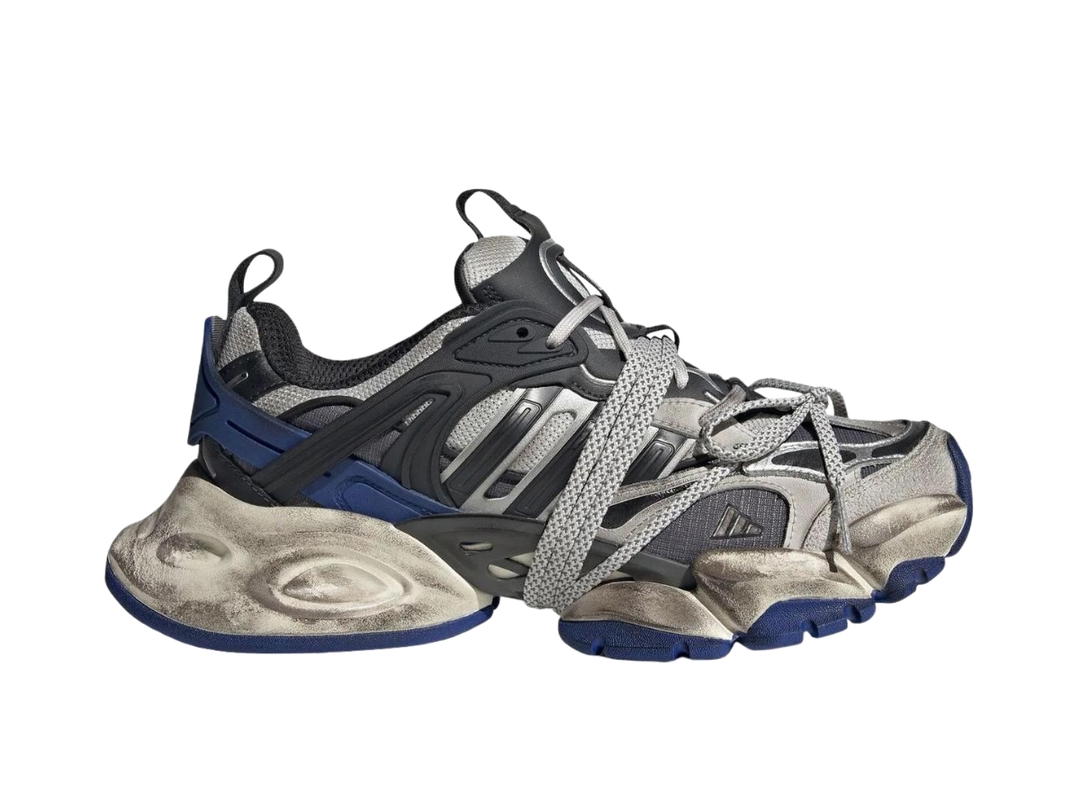 adidas adidas XLG RUNNER DELUXE Anti Slip Wear Resistant Low Top Running Shoes Unisex Gray