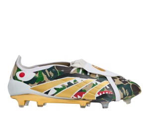 Buy adidas X Bape Predator Elite Foldover Tongue FG Green Camo at Sasom – Authentic and Ready to Ship