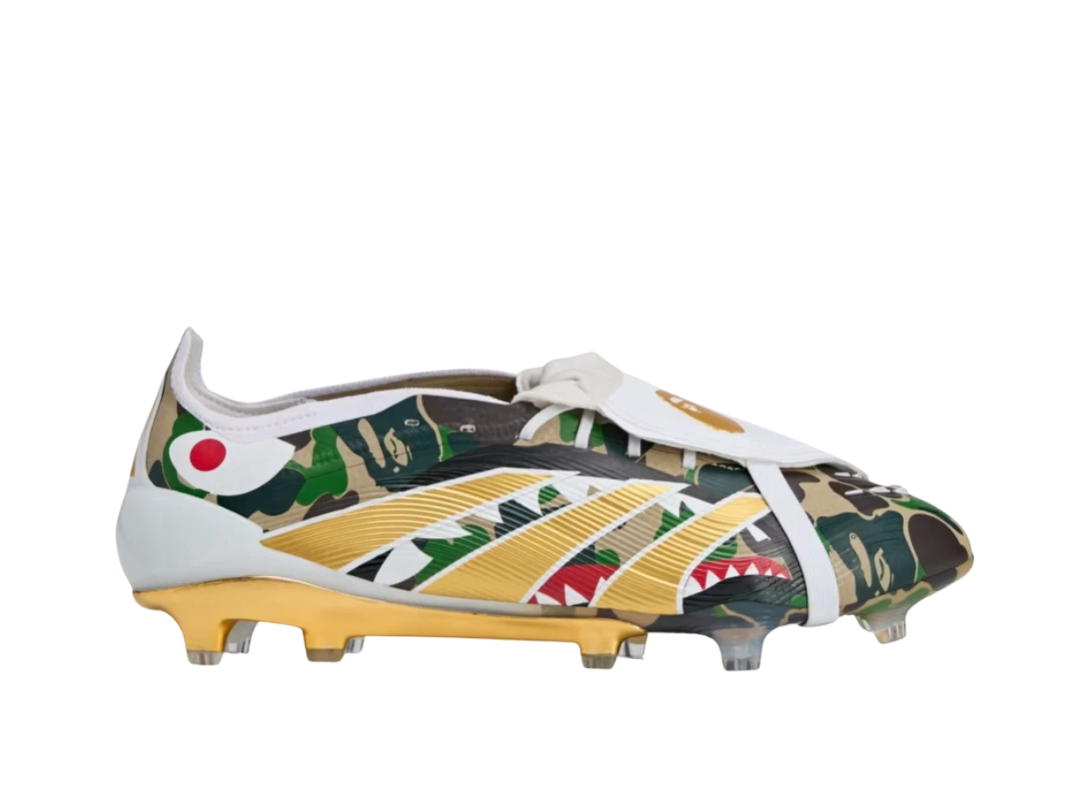 adidas adidas X Bape Predator Elite Foldover Tongue FG Green Camo
