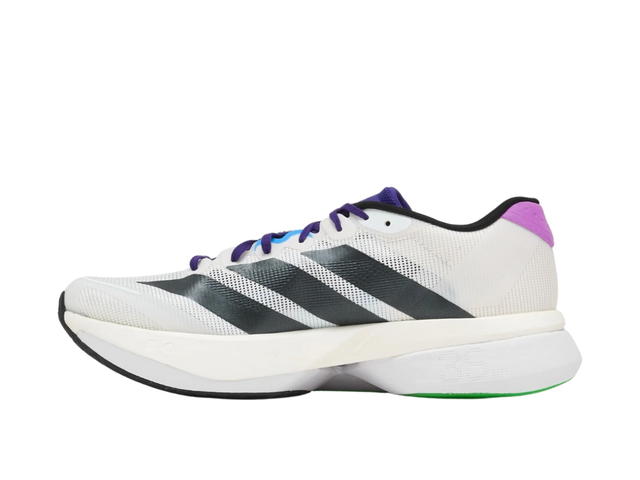 adidas adidas Adizero Boston 13 Core White Core Black Lime Burst - view 2