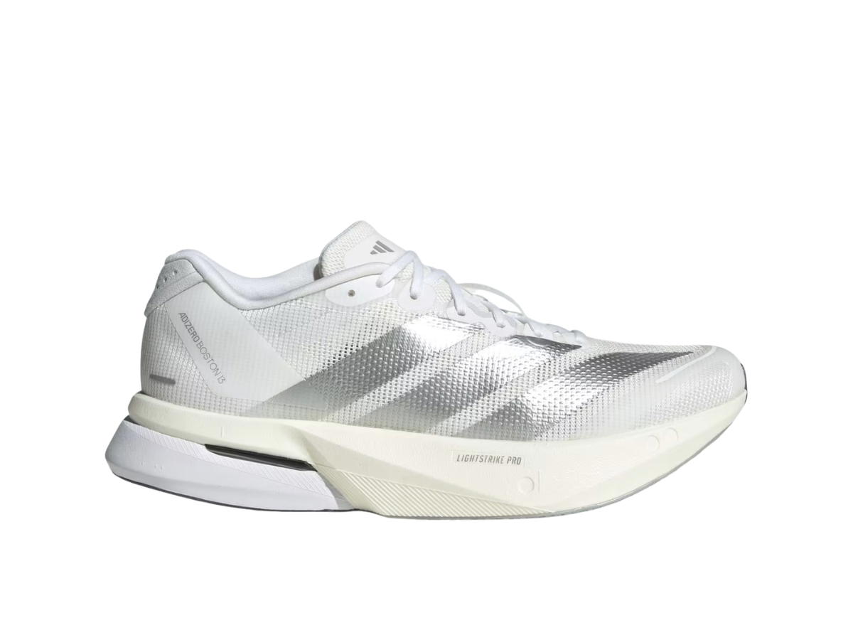 adidas adidas Adizero Boston 13 Cloud White Matte Silver Dash Grey (Women's)