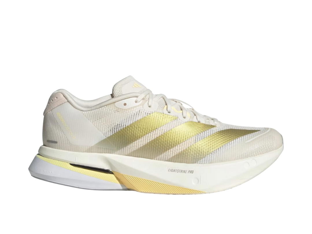 adidas adidas Adizero Boston 13 Chalk White Gold Metallic Orange Tint