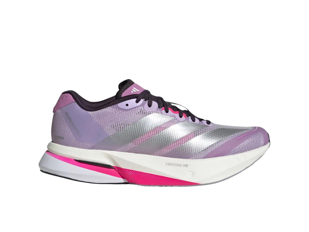 adidas adidas Adizero Boston 13 Powder Plum Silver Metallic Shock Pink (Women's)