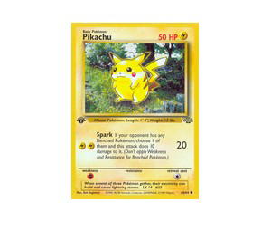 Buy Pokemon Pikachu C [JU 60/64] Base "Jungle" [FirstEdition] (EN) at Sasom – Authentic and Ready to Ship