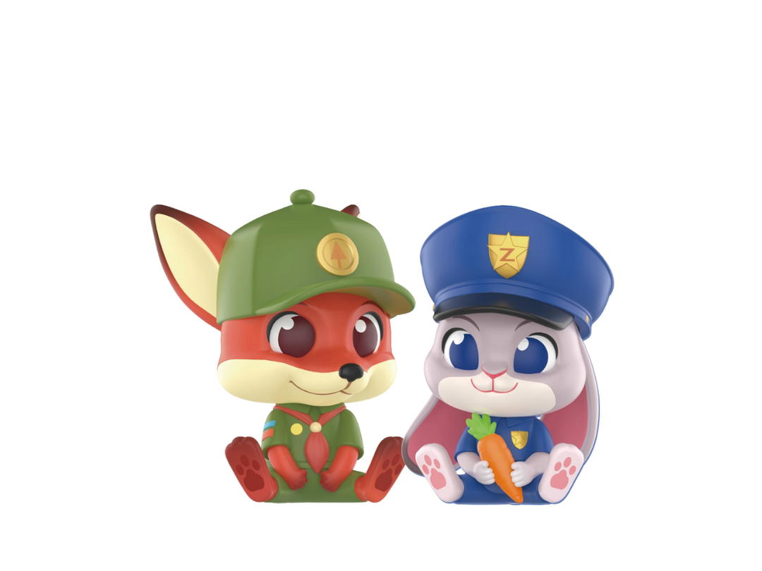Pop Mart (เช็คการ์ด) Judy & Nick (Disney Zootopia Series Figures) Secret Edition