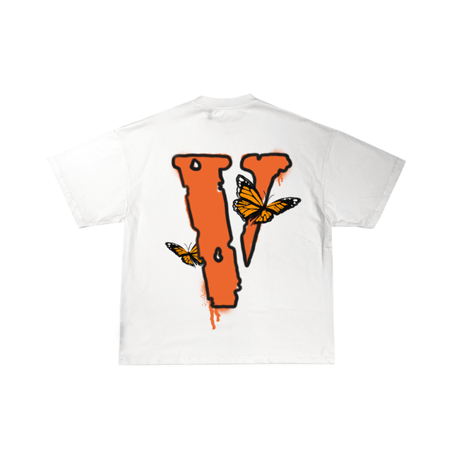 Juice Wrld Juice Wrld x Vlone Butterfly T-Shirt White - view 1